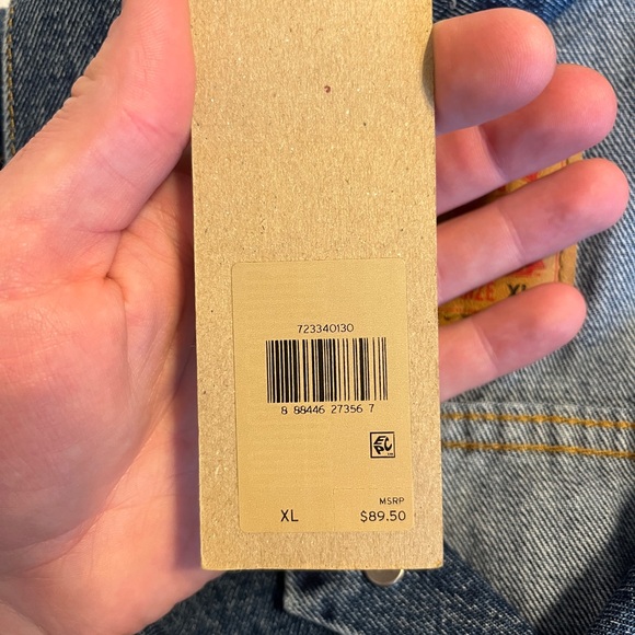 NWT Levi’s Trucker Denim Jacket XL NWT Type III Medium Stonewash Blue - Picture 4 of 16